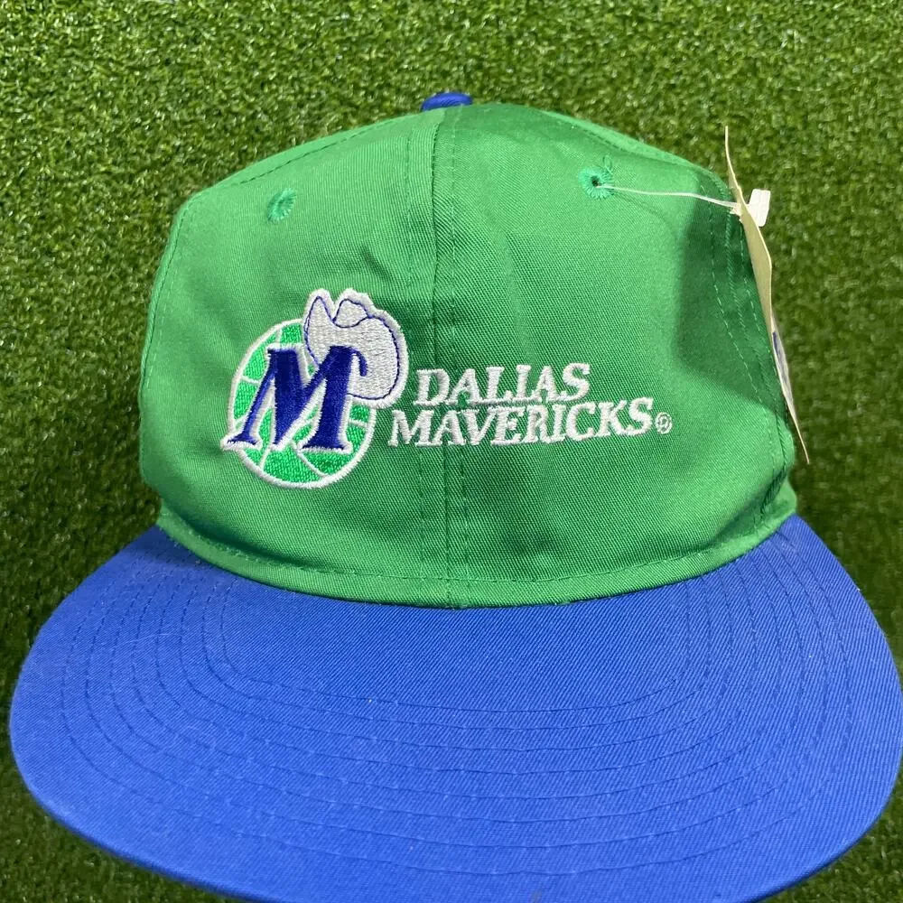 Vintage NWT Dallas Mavericks AJD Snapback NBA Official Licensed Cap 90s